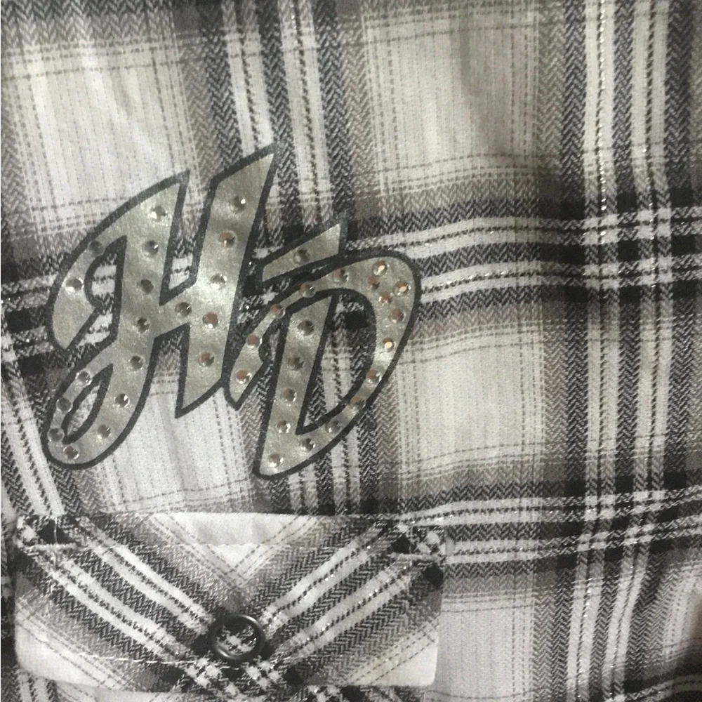 Harley Davidson ladies shirt with Bling! - Picture 4 of 5